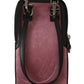 Dolce & Gabbana Elegant Pink Velvet Phone Pouch with Strap