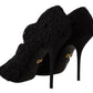 Dolce & Gabbana Elegant Black Lace Stiletto Heels