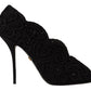 Dolce & Gabbana Elegant Black Lace Stiletto Heels