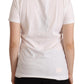 Dolce & Gabbana Chic White Cotton Tee with D&G Motif