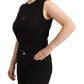 Dolce & Gabbana Silk Cashmere Sleeveless Top in Chic Black