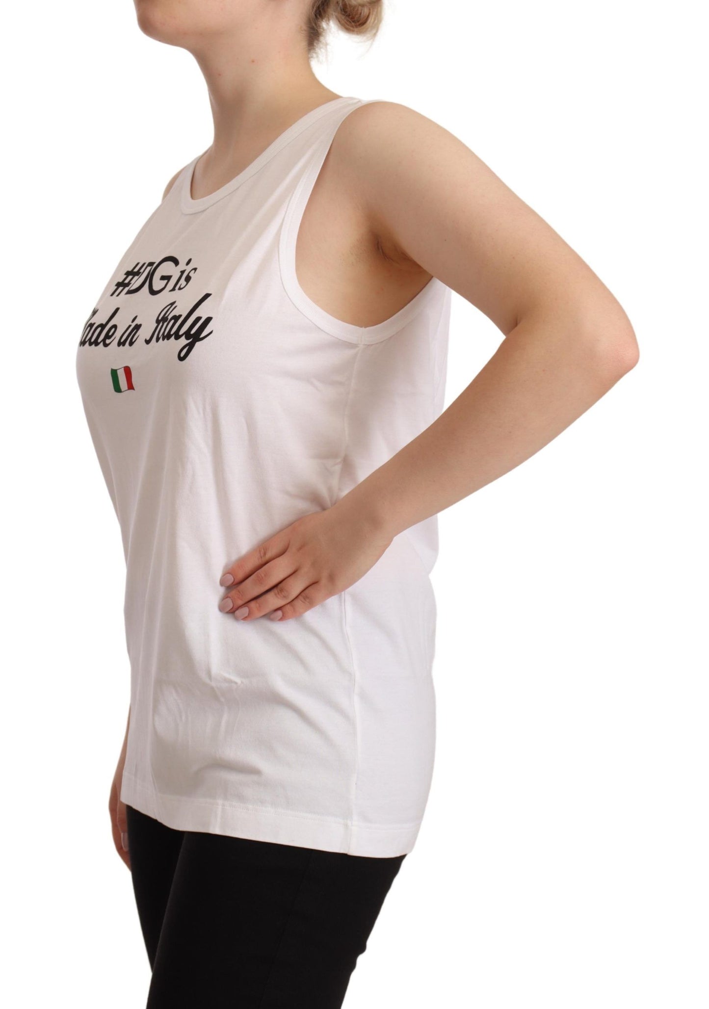 Dolce & Gabbana Elegant Sleeveless Cotton Top