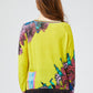 Custo Barcelona Yellow Viscose Women Sweater