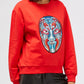 Custo Barcelona Red Cotton Women Sweater