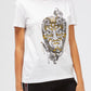 Custo Barcelona White Cotton Women T-Shirt