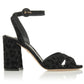 Dolce & Gabbana Black Synthetic Women Sandal