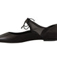 Dolce & Gabbana Elegant Black Mesh Ballerina Flats