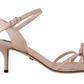 Dolce & Gabbana Chic Light Pink Kitten Heel Sandals