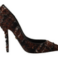 Dolce & Gabbana Elegant Multicolor Tweed Pumps