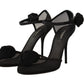 Dolce & Gabbana Elegant Black Mesh Heels Pumps