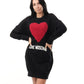 Love Moschino Black Cotton Women Dress