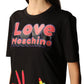 Love Moschino Chic Hands Print Cotton Tee