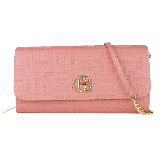 Baldinini Elegant Dark Pink Crossbody Bag for Stylish Carrying