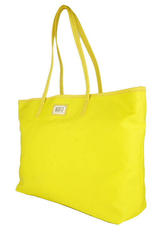 Cavalli Class Yellow Polyurethane Women Shoulder Bag