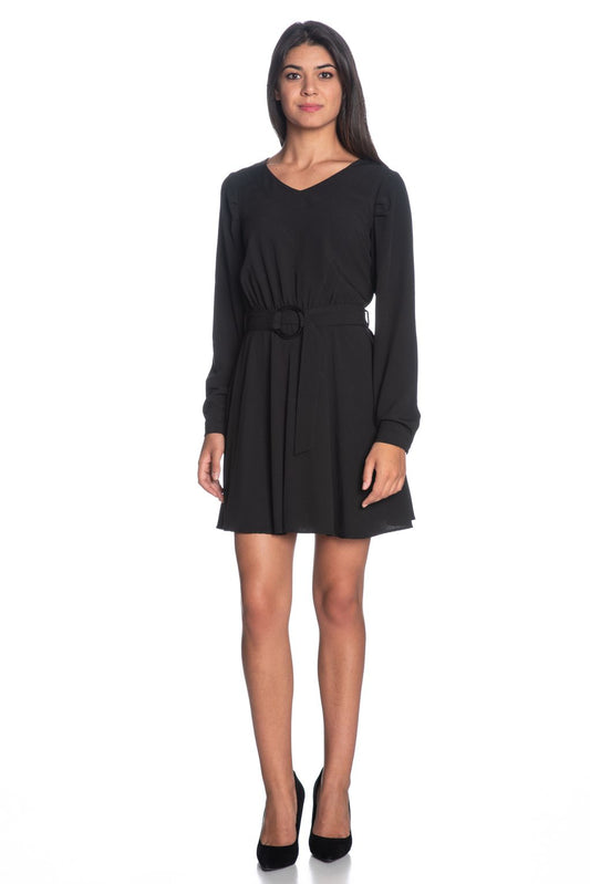 Silvian Heach Black Viscose Women Dress