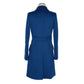 Made in Italy Blue Virgin Wool Women Coat