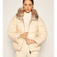 Silvian Heach Beige Nylon Women Jacket