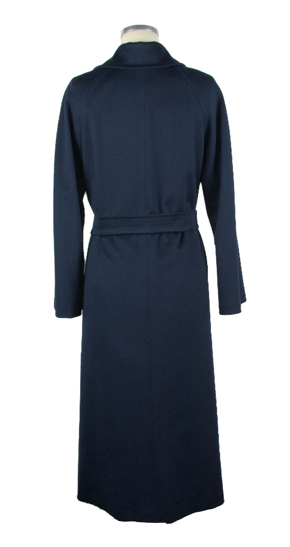 Made in Italy Blue Wool Women Coat