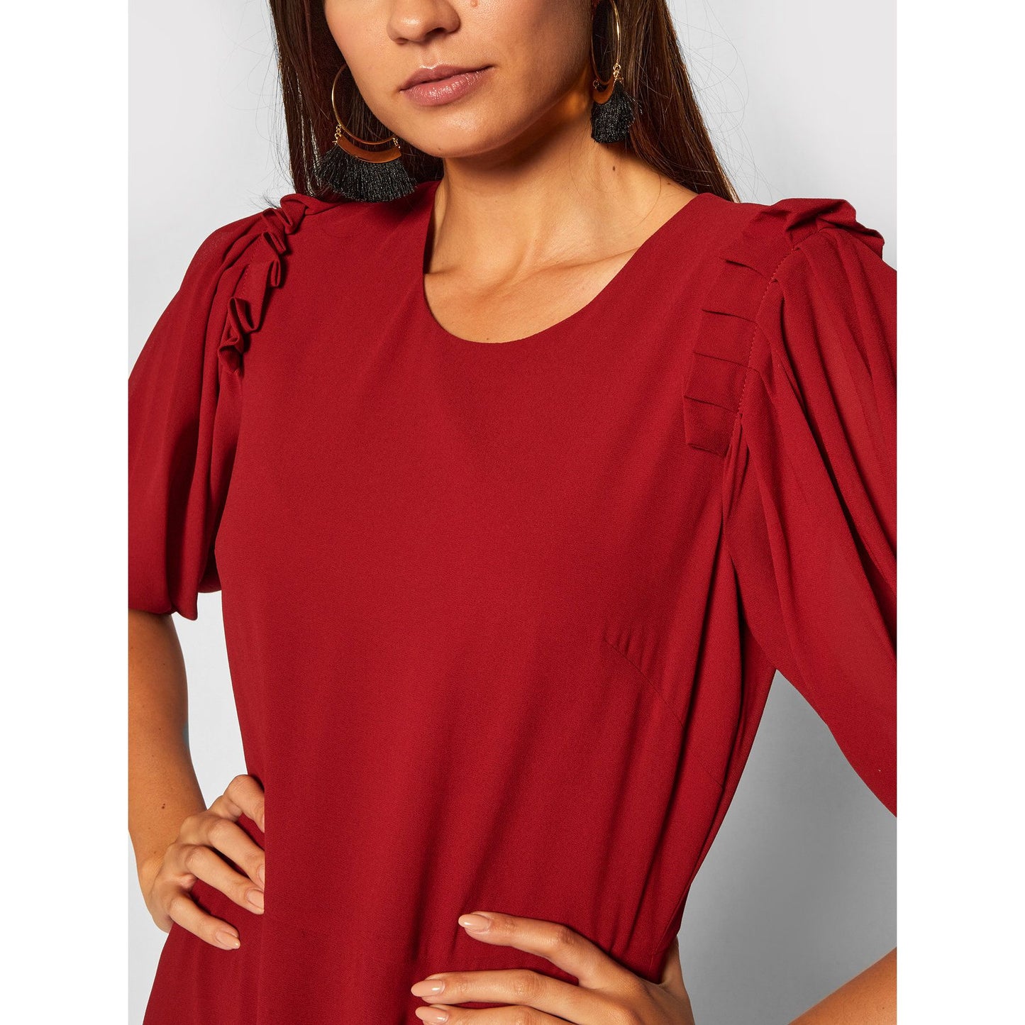 Silvian Heach Red Polyester Women Dress