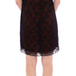 Dolce & Gabbana Elegant Floral Lace Shift Mini Dress