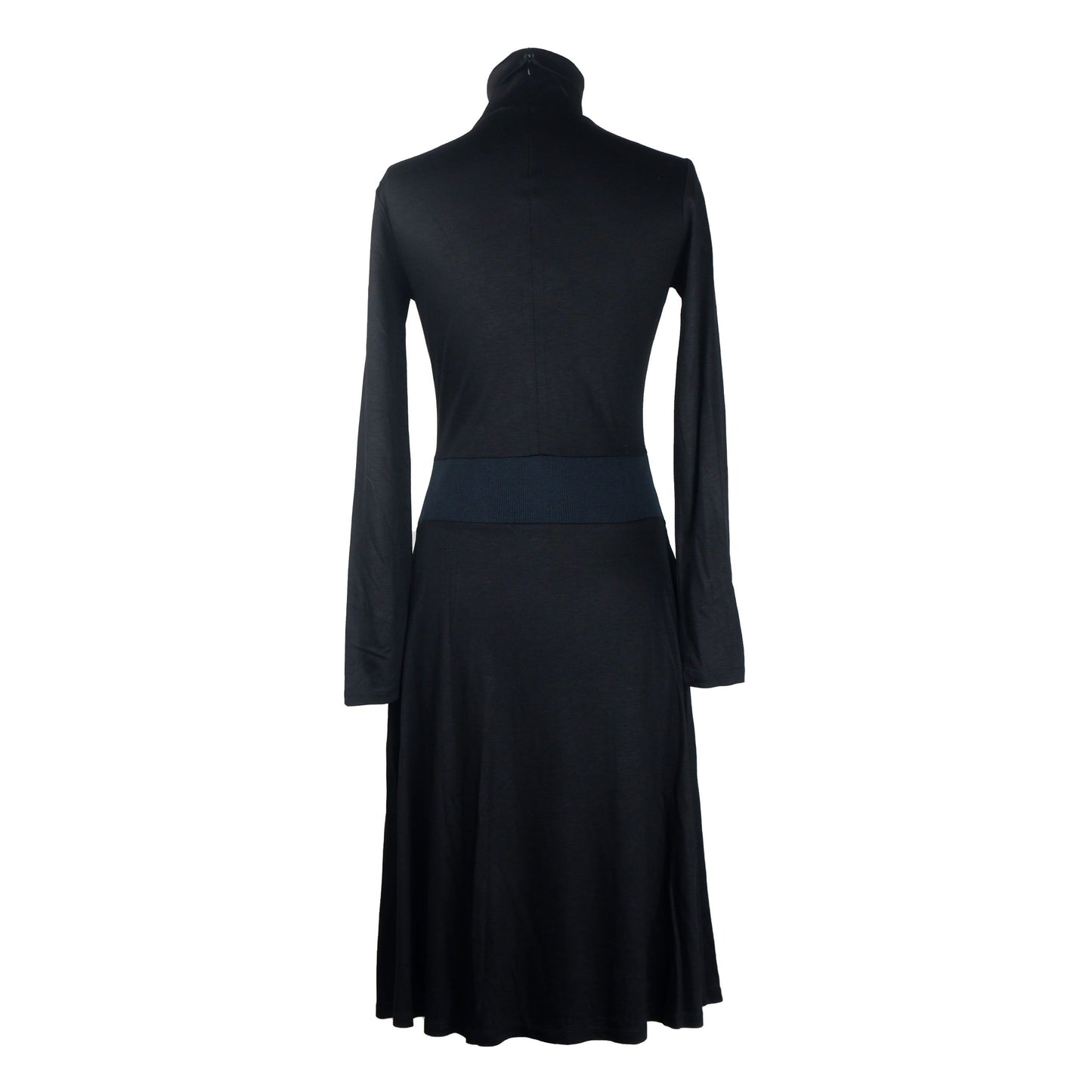 Patrizia Pepe Elegant Long-Sleeved Dress with Eyelet Detail