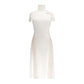 Patrizia Pepe Beige Polyester Women Dress