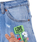 Love Moschino Blue Cotton Women Short