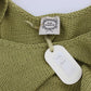 PINK MEMORIES Elegant Green Knit Sleeveless Vest Sweater