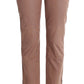 Costume National Chic Brown Cropped Corduroy Pants