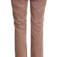 Costume National Chic Brown Cropped Corduroy Pants