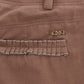 Costume National Chic Brown Cropped Corduroy Pants