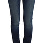 Costume National Chic Slim Fit Skinny Blue Jeans