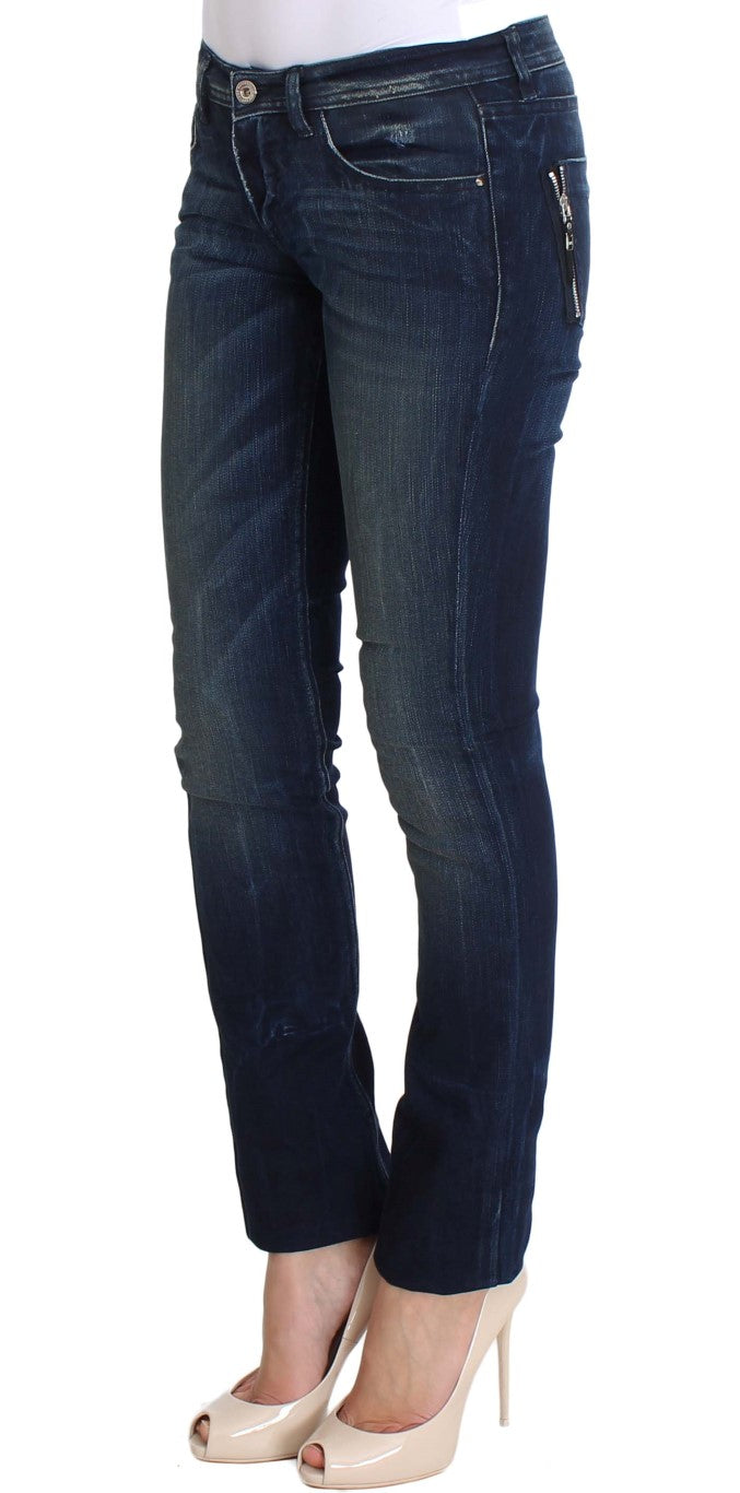 Costume National Chic Slim Fit Skinny Blue Jeans