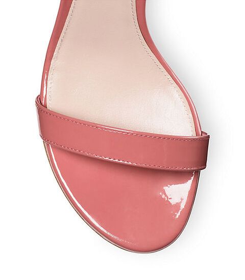 Stuart Weitzman Pink Calfskin Women Sandal