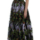 Dolce & Gabbana Floral Embroidered Maxi Dress - Full Length Elegance