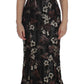 Dolce & Gabbana Elegant Floral Jacquard Full Length Dress