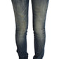 John Galliano Chic Slim Fit Blue Wash Jeans