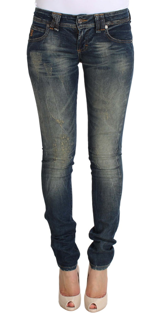 John Galliano Chic Slim Fit Blue Wash Jeans