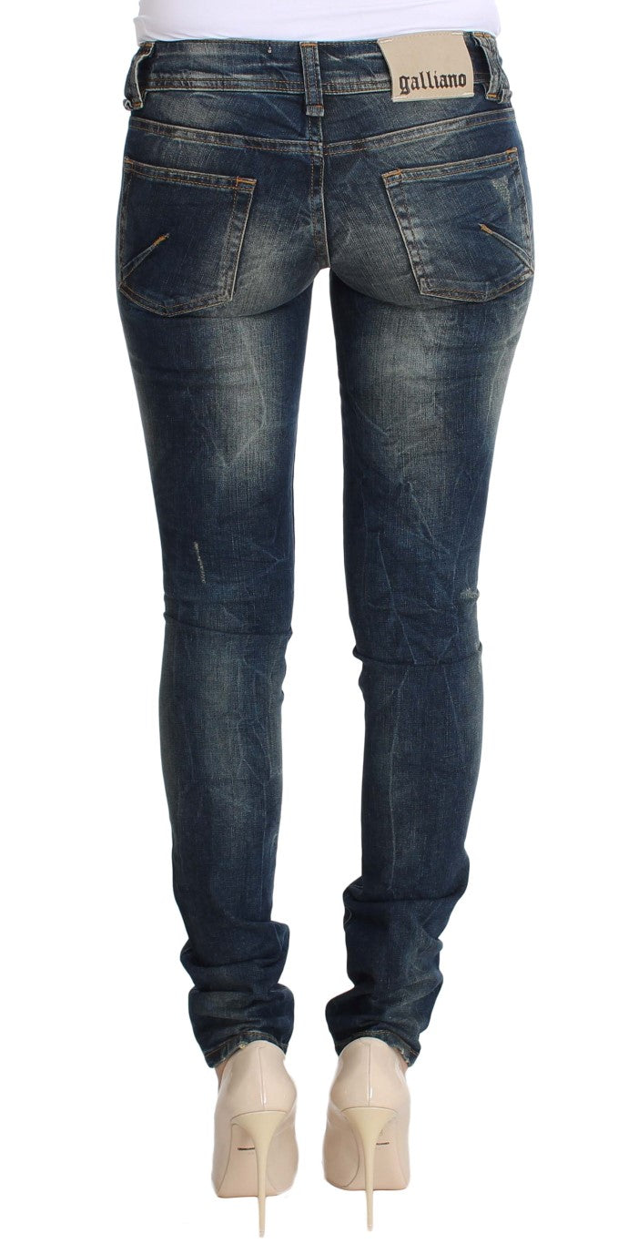 John Galliano Chic Slim Fit Blue Wash Jeans