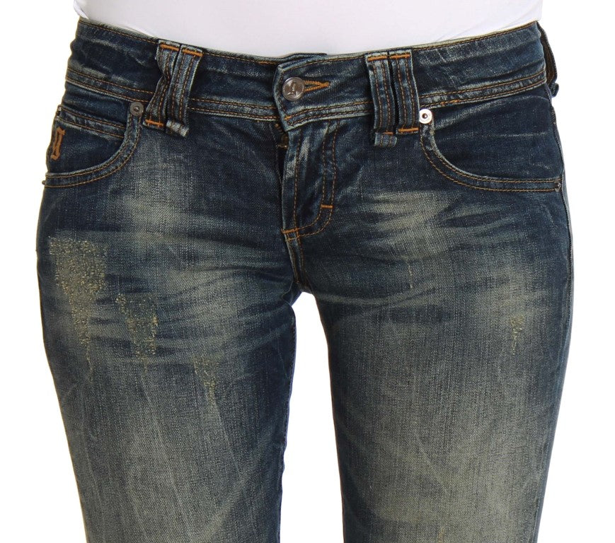 John Galliano Chic Slim Fit Blue Wash Jeans