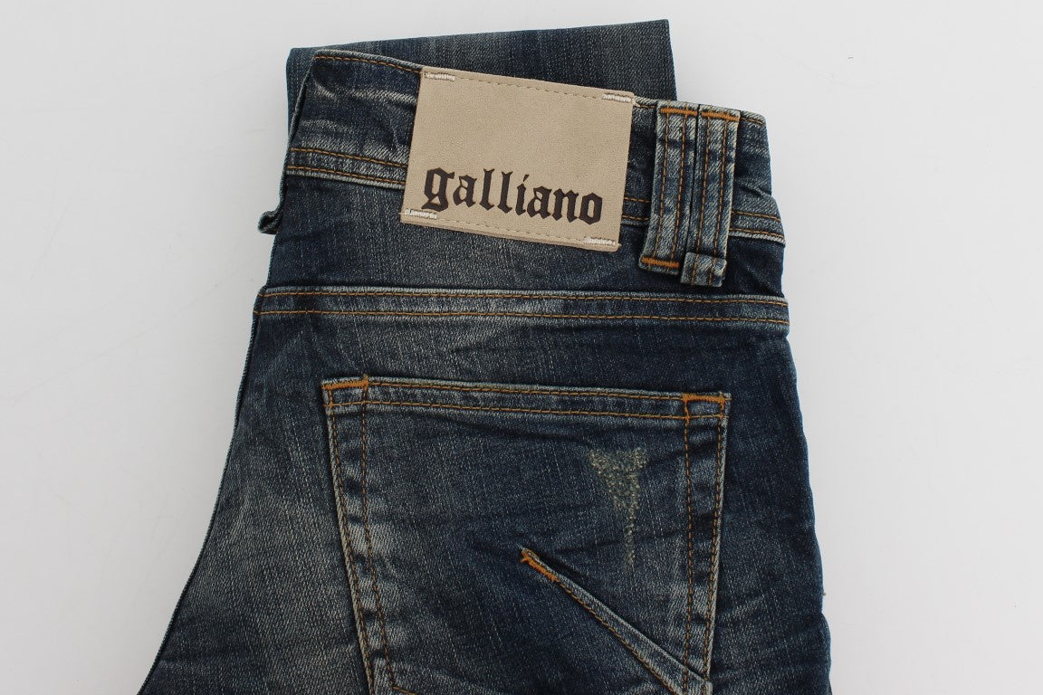 John Galliano Chic Slim Fit Blue Wash Jeans