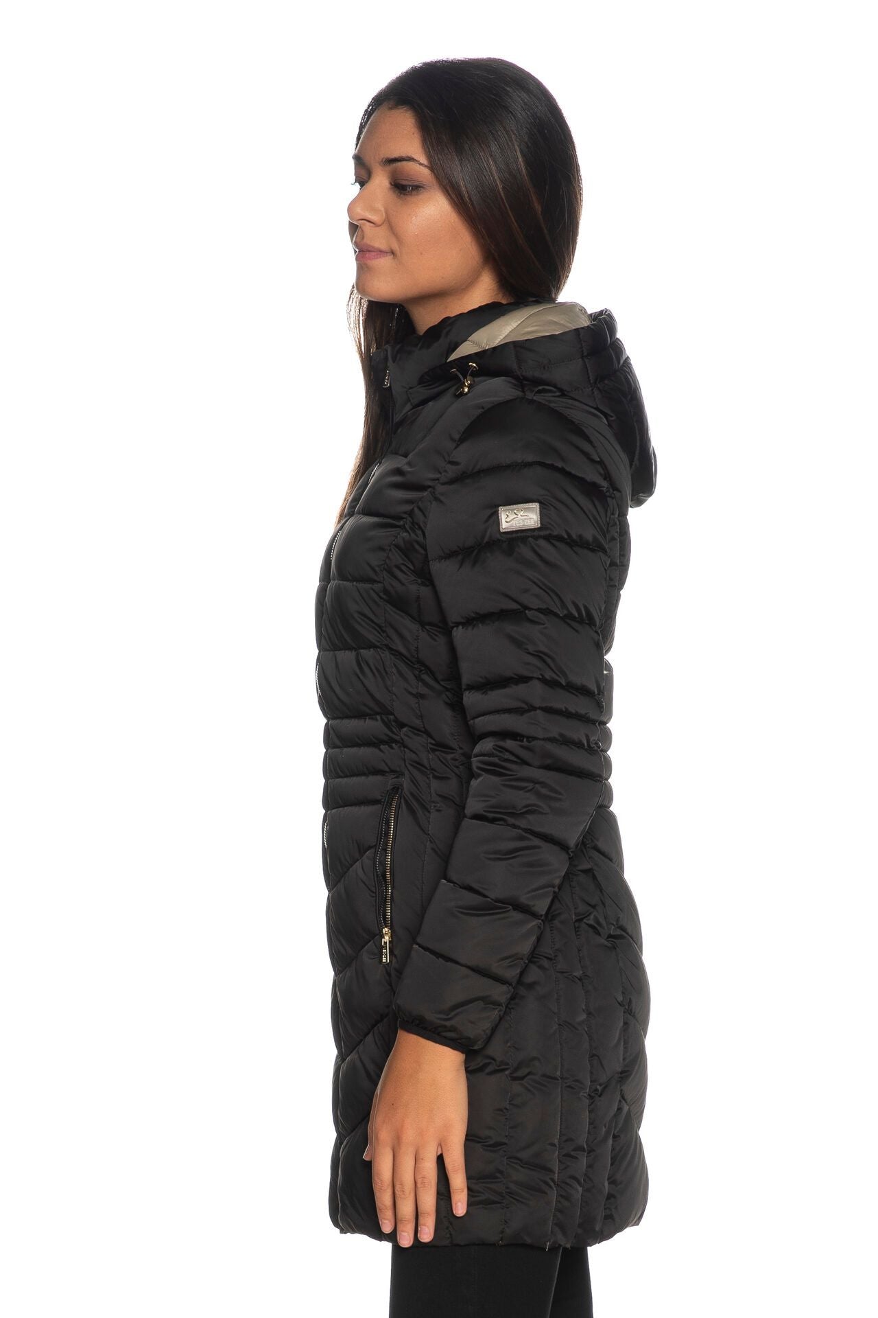 Yes Zee Black Polyester Women Jacket