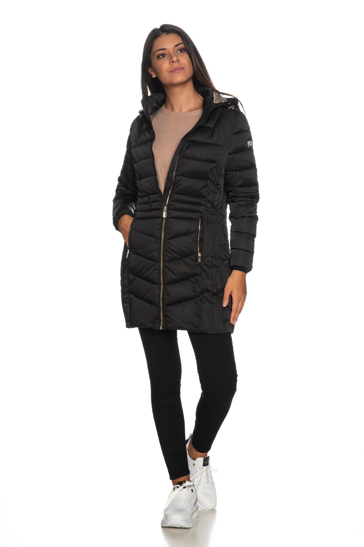 Yes Zee Black Polyester Women Jacket