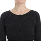 Ermanno Scervino Chic Cropped Alpaca Wool Sweater