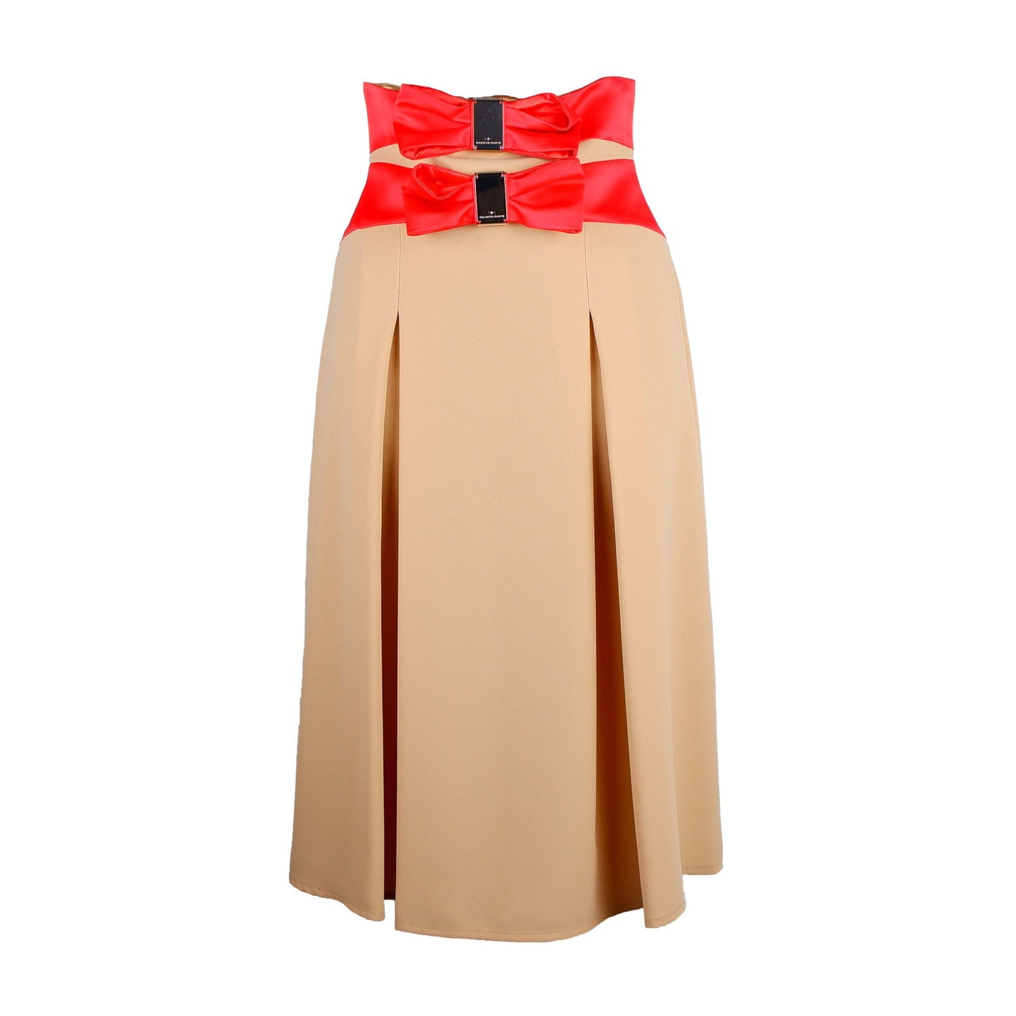 Elisabetta Franchi Beige Polyester Women Skirt