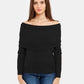 Yes Zee Black Acrylic Women Sweater