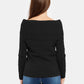 Yes Zee Black Acrylic Women Sweater