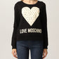 Love Moschino Black Cotton Women Sweater