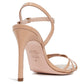 Stuart Weitzman Elegant Beige Patent Starla Sandals