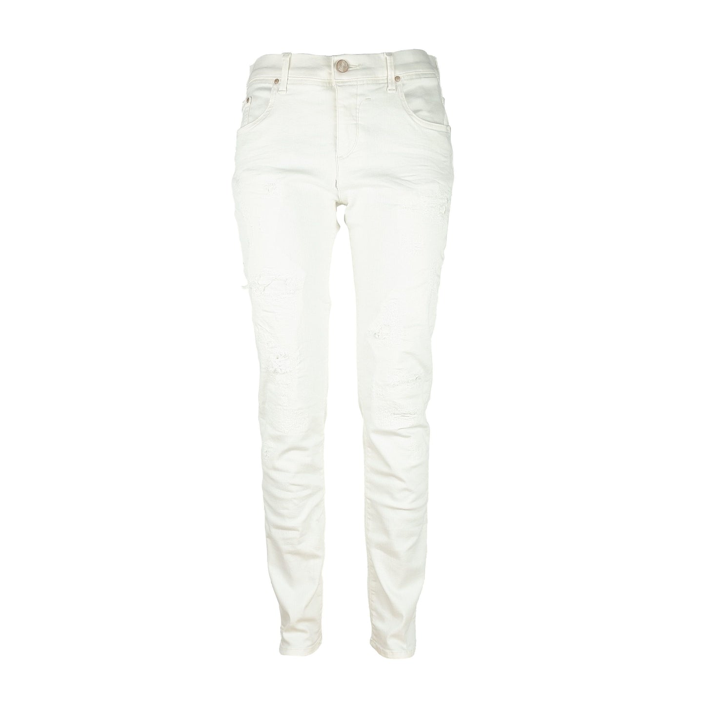 Jacob Cohen White Cotton Women Slim Jeans